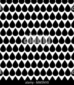 seamless water drops background. Raindrop wet weather vector ...