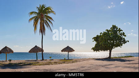 Scenic view of Playa Ancon beach, Trinidad, Cuba Stock Photo