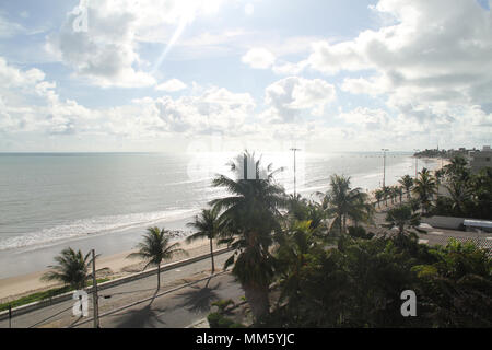 Beach of the Bessa, Cabo Branco, João Pessoa, Paraiba, Brazil Stock Photo