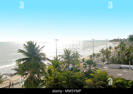 Beach of the Bessa, Cabo Branco, João Pessoa, Paraiba, Brazil Stock Photo