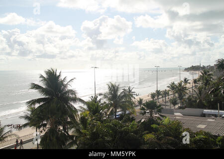 Beach of the Bessa, Cabo Branco, João Pessoa, Paraiba, Brazil Stock Photo