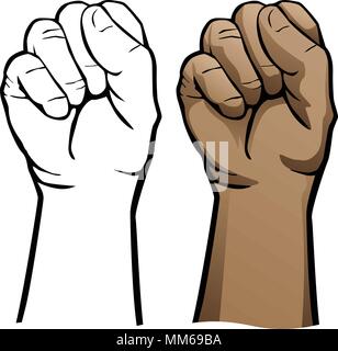 Hand Fist Vector Illustration Stock Vector