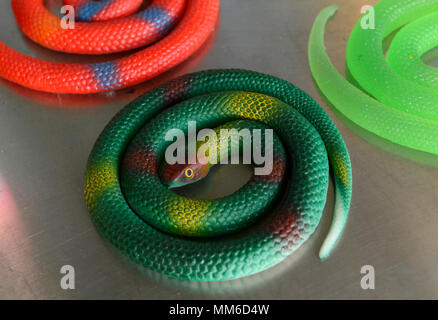 Toy Rubber Snakes Stock Photo - Alamy