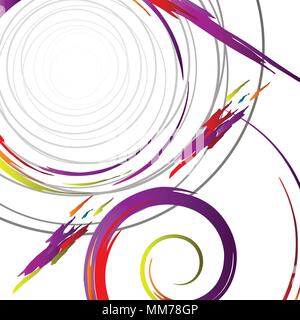 Creative header design with encircled room for your text. Stock Vector