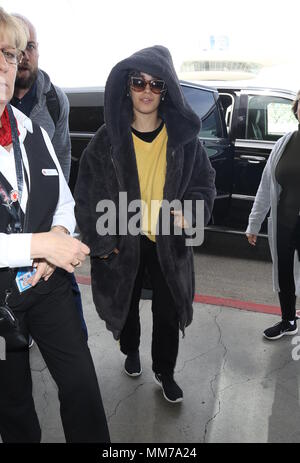 Camila Cabello at LAX airport in Los Angeles, United States.  Featuring: Camila Cabello Where: Lax, California, United States When: 08 Apr 2018 Credit: WENN.com Stock Photo