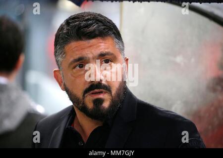 Milan, Italy. 9th May, 2018. GennaroGattusoduringtheCoppaItalia(TimCup)final soccer match, Ac Milan - Juventus Fc at the Stadio Olimpico in Rome Italy,09 May 2018 Credit: agnfoto/Alamy Live News Stock Photo
