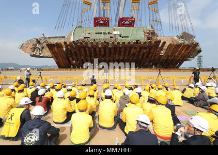 The Sewol Ferry A South Korean Passenger Vessel That Sank In April Stock Photo Alamy