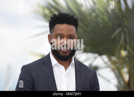 Cannes, France. 10th May, 2018. Ryan Coogler, the director of 'Black Panther', attends a photocall during the 71st Cannes film festival. Credit: Idealink Photography/Alamy Live News Stock Photo
