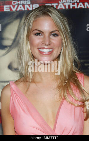 Jennifer Alden arriving at the Cellular Premiere at the Cinerama Dome