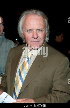 Anthony Hopkins posing at the premiere of Gosford Park at the Academy of Motion Picture Arts and Science in Los Angeles. December 7, 2001.HopkinsAnthony09.jpgHopkinsAnthony09 Red Carpet Event, Vertical, USA, Film Industry, Celebrities,  Photography, Bestof, Arts Culture and Entertainment, Topix Celebrities fashion /  Vertical, Best of, Event in Hollywood Life - California,  Red Carpet and backstage, USA, Film Industry, Celebrities,  movie celebrities, TV celebrities, Music celebrities, Photography, Bestof, Arts Culture and Entertainment,  Topix, headshot, vertical, one person,, from the year , Stock Photo