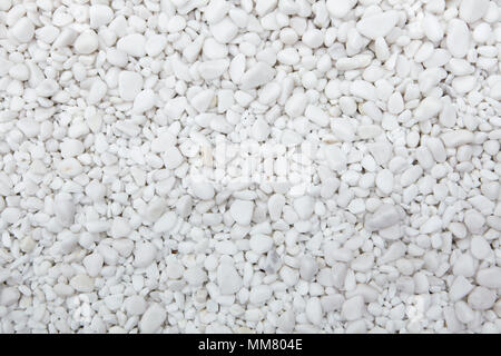 Marble white pebbles. Background texture. Stock Photo
