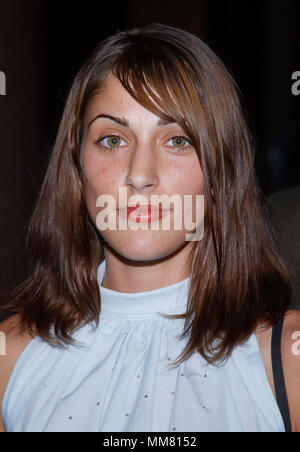 Summer Phoenix posing at the premiere of The Believer at the Director