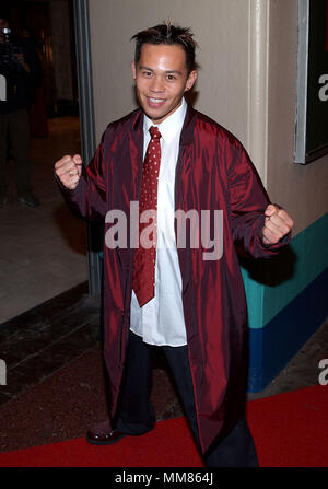 Ernie Reyes - Teenage Mutant Ninja Turtles II: The Secret of the Ooze  - arriving at the 2nd AMMYS Awards  at the Orpheum Theatre in Downtown Los Angeles. November 10, 2001. ReyesErnie 03.JPGReyesErnie 03 Red Carpet Event, Vertical, USA, Film Industry, Celebrities,  Photography, Bestof, Arts Culture and Entertainment, Topix Celebrities fashion /  Vertical, Best of, Event in Hollywood Life - California,  Red Carpet and backstage, USA, Film Industry, Celebrities,  movie celebrities, TV celebrities, Music celebrities, Photography, Bestof, Arts Culture and Entertainment,  Topix, vertical, one pers Stock Photo