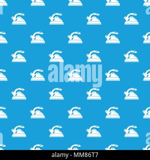 Kettle pattern vector seamless blue Stock Vector