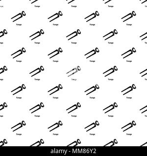 Tongs pattern vector seamless Stock Vector