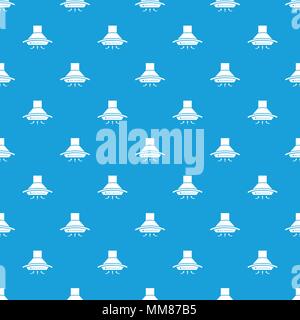 Cooker hood pattern vector seamless blue Stock Vector