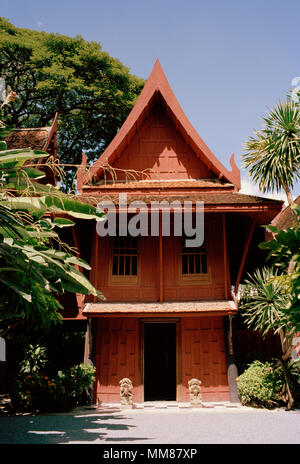 Jim Thompson House in Bangkok in Thailand in Southeast Asia Far East. History Historical Building Architecture Travel Stock Photo