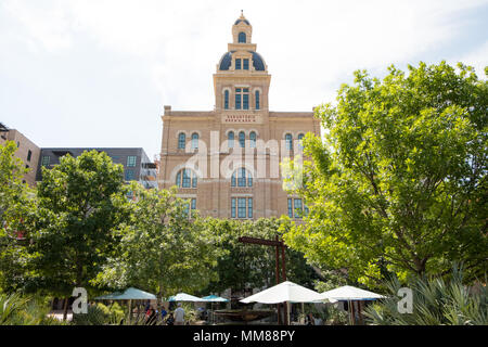 San Antonio, Texas - April 19, 2018: Brewery building at the Historic Pearl Plaza. Stock Photo