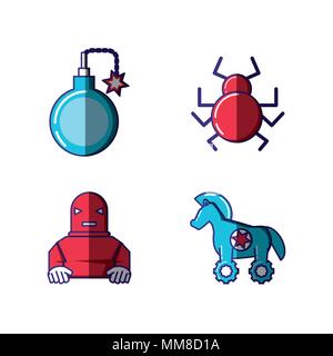 financial technology security icons vector illustration design Stock Vector