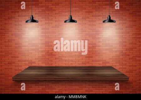 Black and white Presentation platform Stock Vector