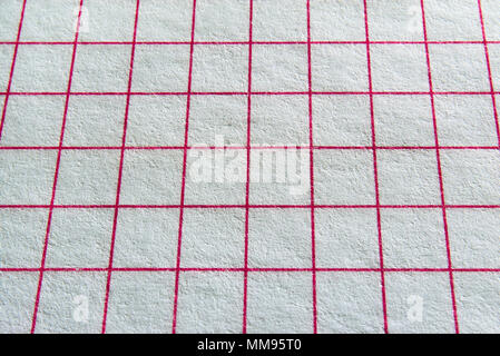 A sheet of paper in a close-up cage. Stock Photo