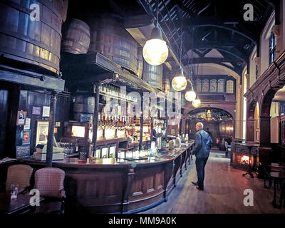 Citte Of Yorke Pub, Chancelry Lane, Holborn, London, England, UK Stock Photo