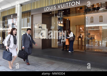 Luxury French Store Louis Vuitton, Kyoto , Japan Stock Photo - Alamy