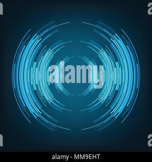 Abstract digital sound wave background. Stock Vector