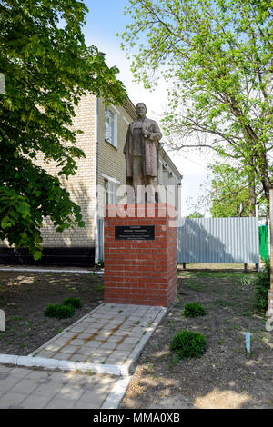 Monument to the chairman of the supreme council of the Soviet Union - Kalinin Mikhail Ivanovich. Stock Photo