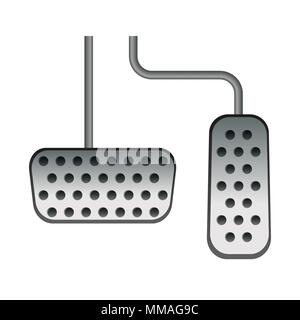 Car pedals Stock Vector