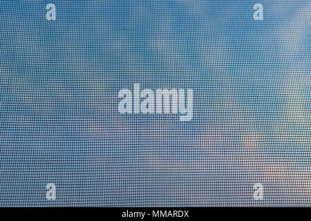 Fly screen mesh close up, detail Stock Photo