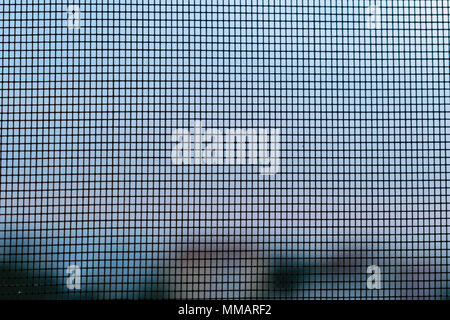 Fly screen mesh close up, detail Stock Photo