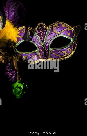 mardi gras background black