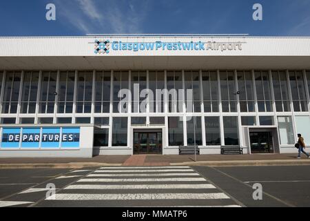 Glasgow Prestwick Airport, Scotland, UK Stock Photo