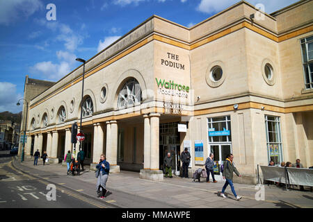 The Podium shopping centre housing Waitrose and Bath Central Library ...