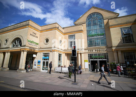 The Podium shopping centre housing Waitrose and Bath Central Library ...