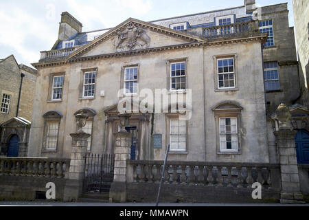 Former King Edwards School original building King Edward VI Grammar school building  Bath England UK Stock Photo