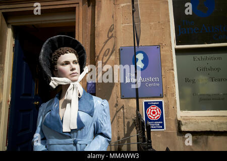 The Jane Austen Centre gay street Bath England UK Stock Photo