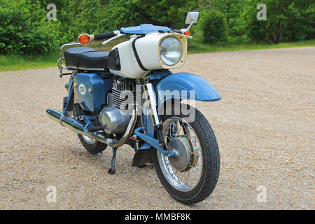 Old east german vintage motorbike Stock Photo