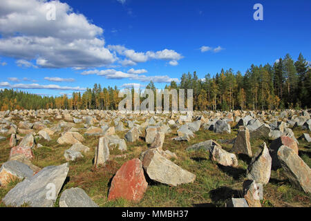 The Winter War Monument at Suomussalmi, Raate Road Battle, Karelia, Finland Stock Photo