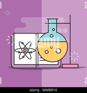 science laboratory research Stock Vector