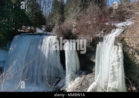 Bridal Veil Falls in spring. Stock Photo