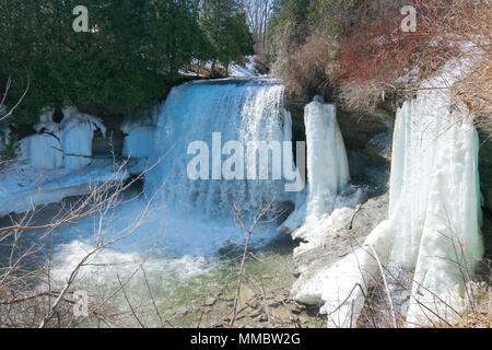 Bridal Veil Falls in spring. Stock Photo