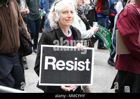 New York City, New York, USA. 10th May, 2018. Protest action(s) in New York City against U.S. president Donald Trump and his administration during his first-year presidency. Credit: G. Ronald Lopez/ZUMA Wire/Alamy Live News Stock Photo