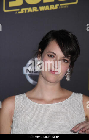 Hollywood, USA. 10th May, 2018. Phoebe Waller-Bridge  05/10/2018 The World Premiere of 'Solo: A Star Wars Story' held at Hollywood, CA Photo by Izumi Hasegawa / HollywoodNewsWire.co Credit: Hollywood News Wire Inc./Alamy Live News Stock Photo