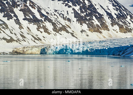 Svalbarden fjords Magdalenafjord Stock Photo