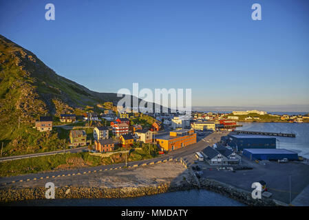 North Cape Landscape from Ship Stock Photo