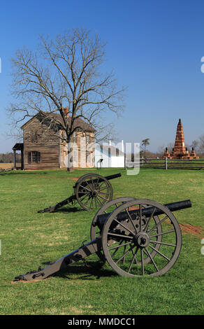 Site of two key Confederate victories during the American Civil War, Henry House Hill is now part of Manassas National Battlefield Park in Virginia Stock Photo