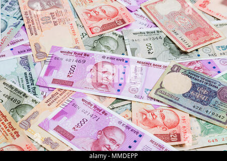 Abundance Cash Variations Indian Rupee Banknote Nobody Money Concept Stock Photo