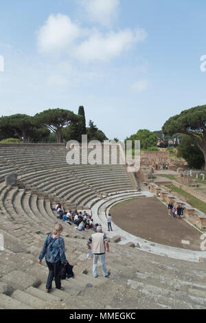 archaeological site at Ostia Antica near Rome Italy